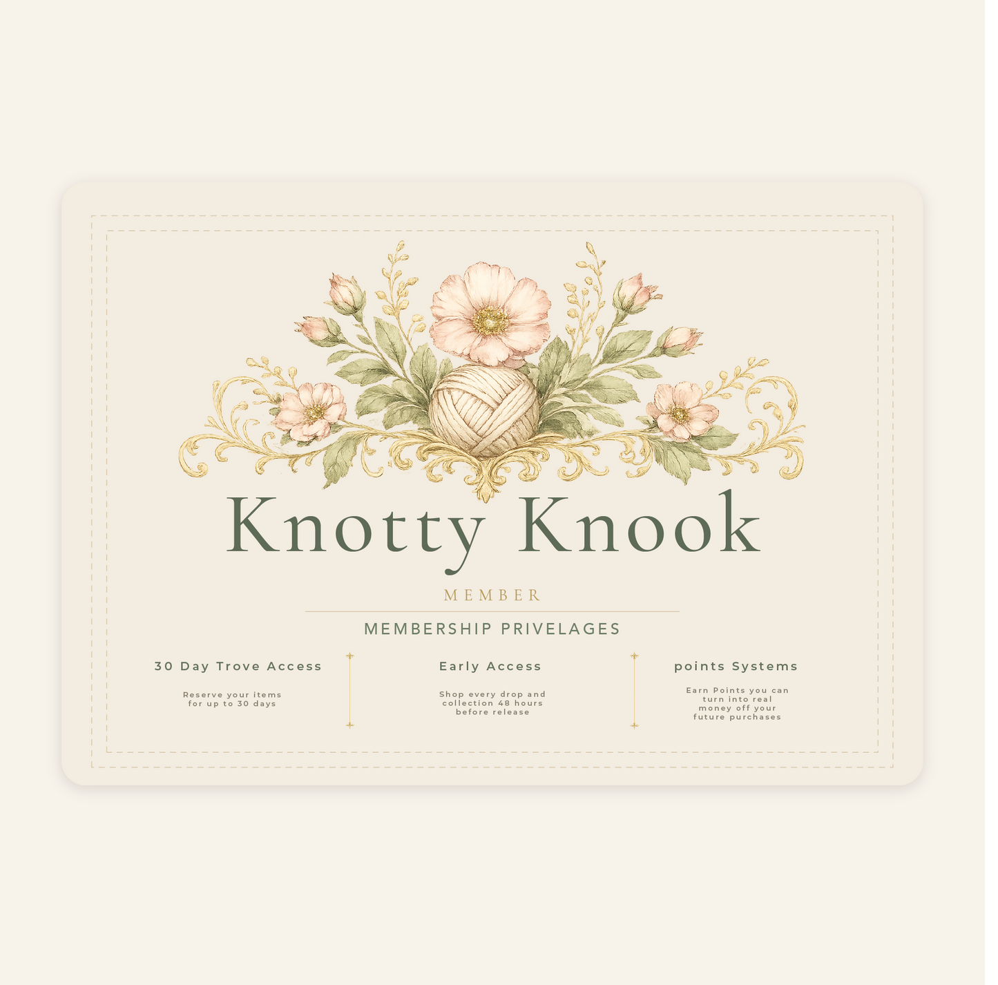 Knotty Knook Membership Subscription