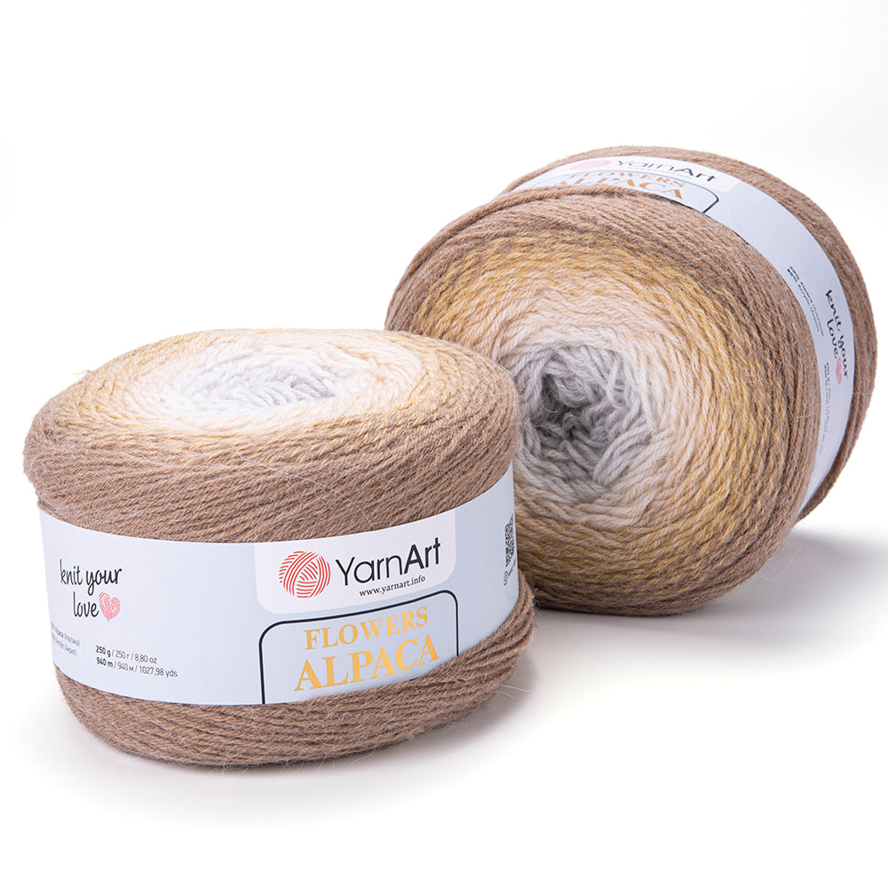 YarnArt Flowers Alpaca - 20% Alpaca - 80% Acrylic - 250g - 940m
