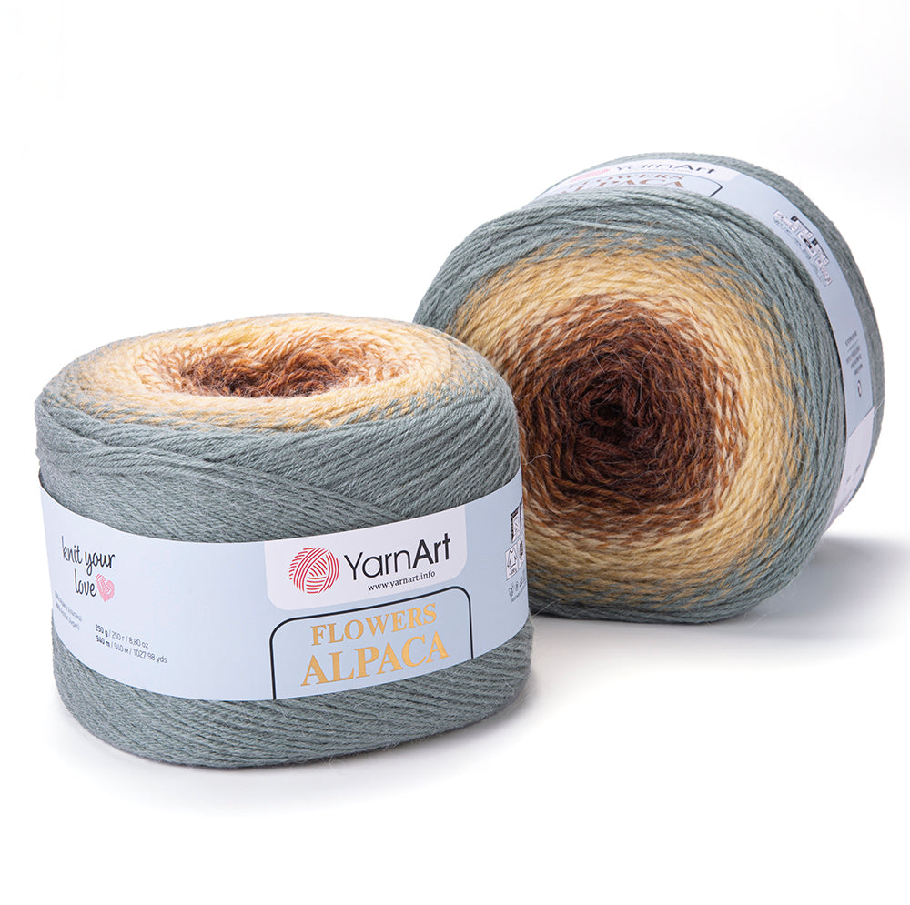 YarnArt Flowers Alpaca - 20% Alpaca - 80% Acrylic - 250g - 940m