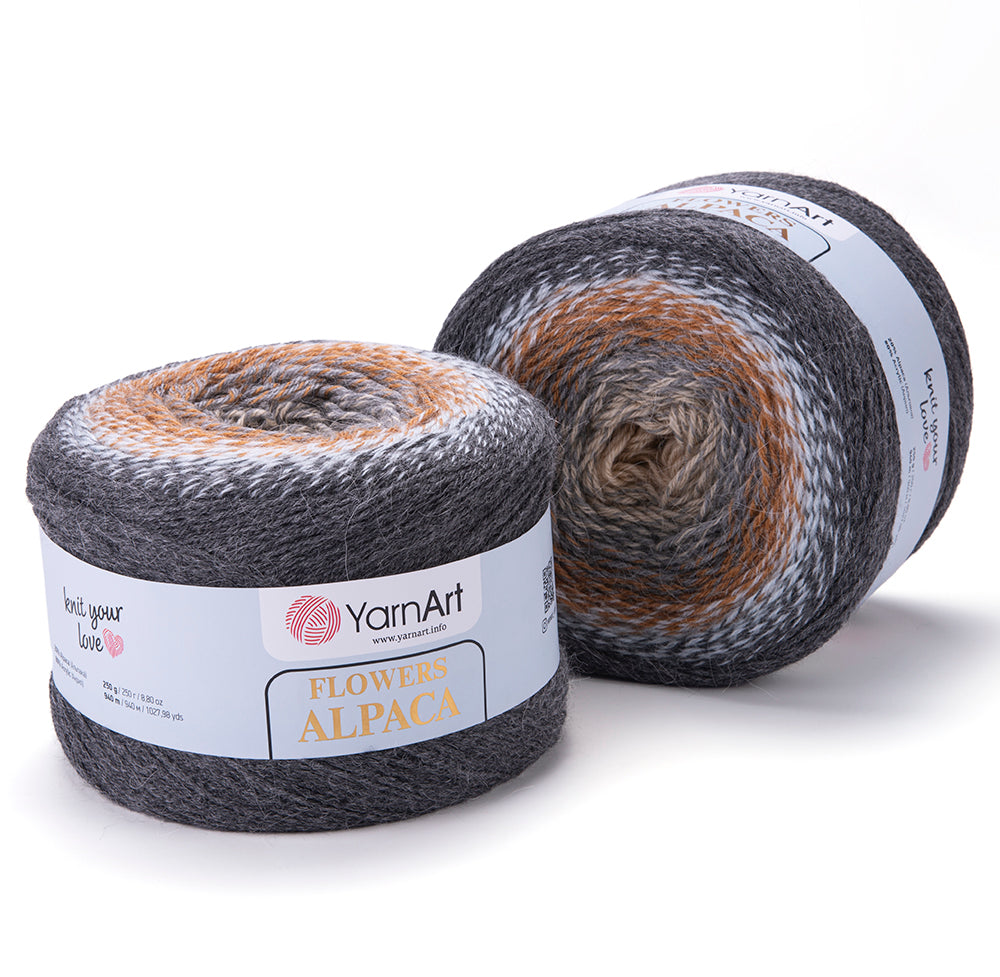 YarnArt Flowers Alpaca - 20% Alpaca - 80% Acrylic - 250g - 940m