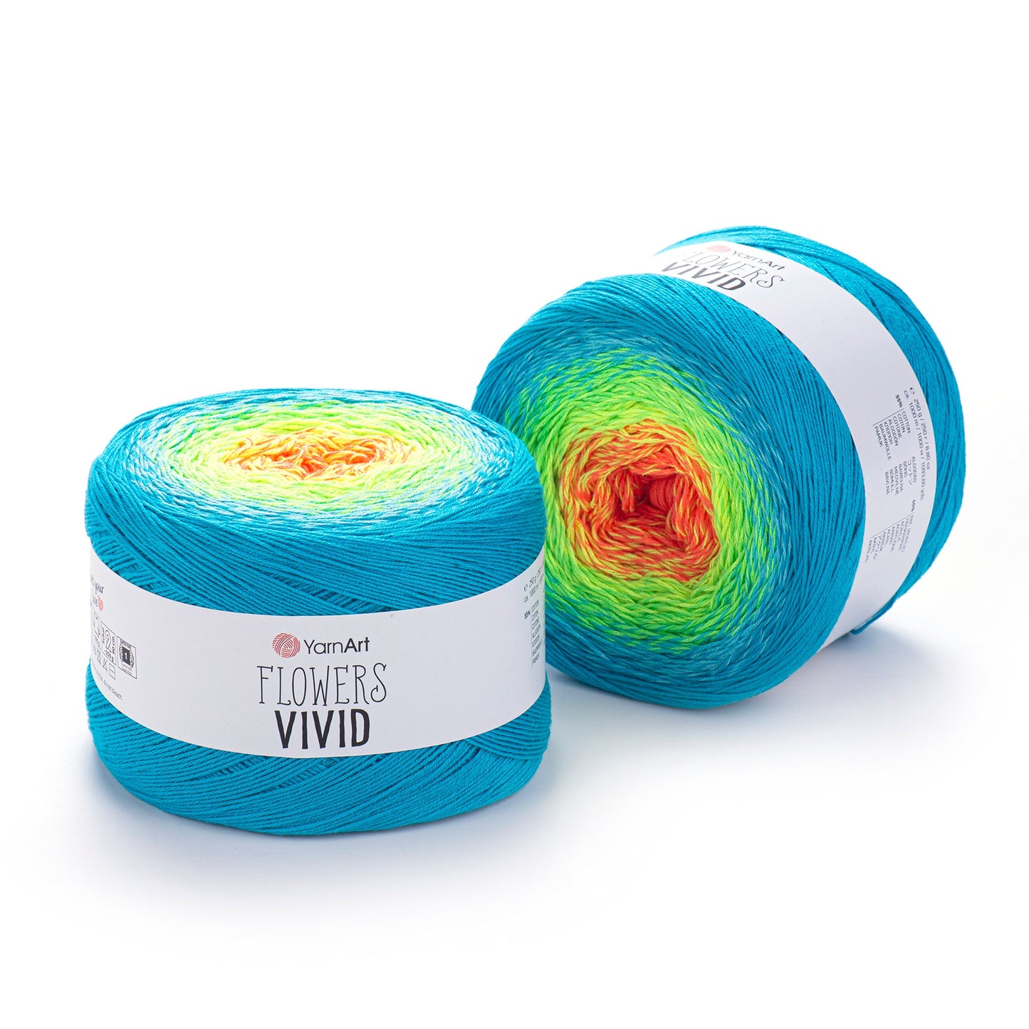 YarnArt Flowers Vivid - 55% Cotton - 45% Pac - 250g - 1000m