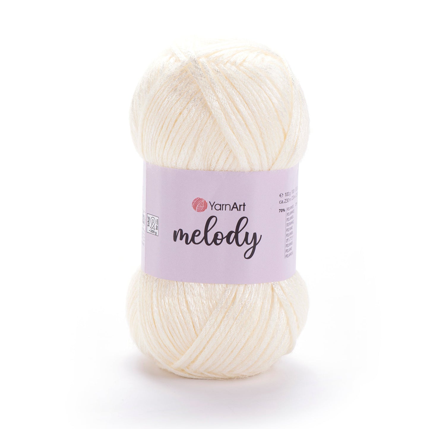 YarnArt Melody - 9% Wool - 21% Acrylic - 70% Polyamide - 100g - 230m