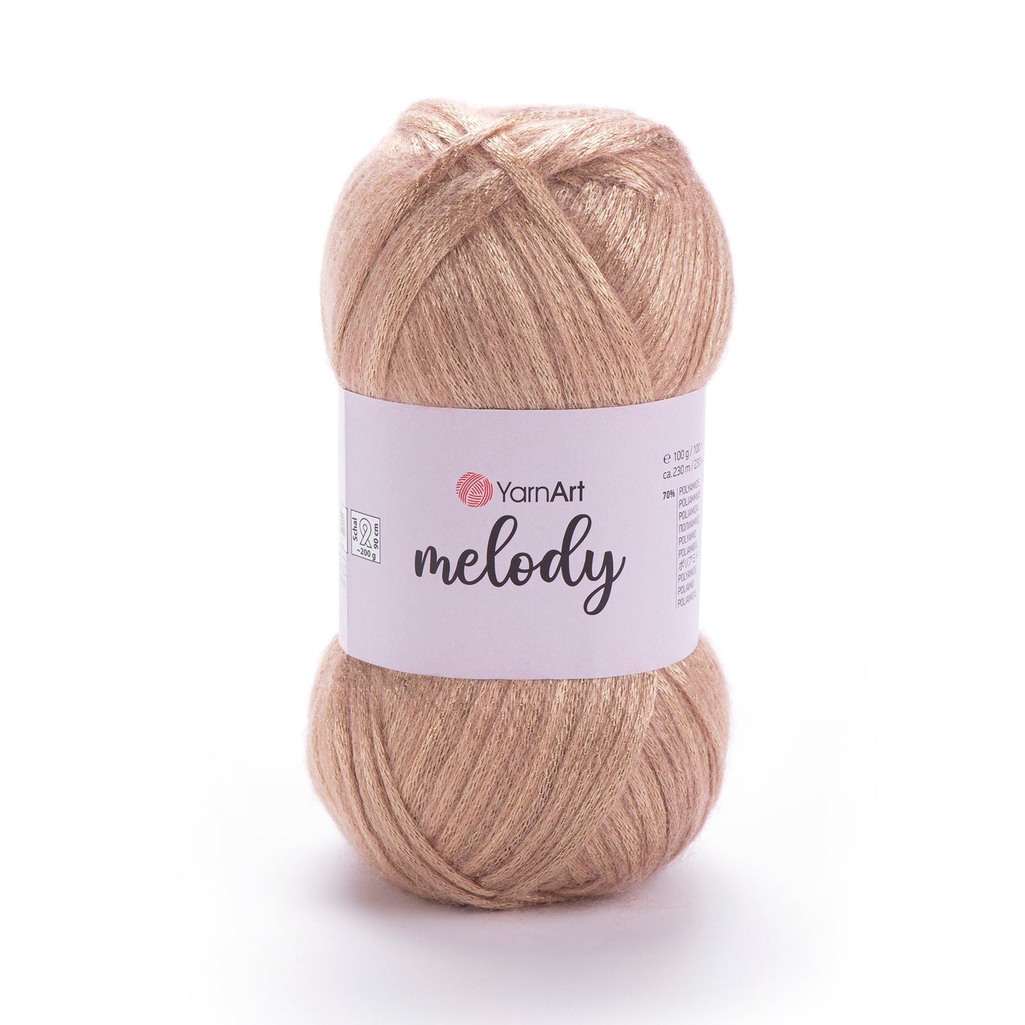 YarnArt Melody - 9% Wool - 21% Acrylic - 70% Polyamide - 100g - 230m