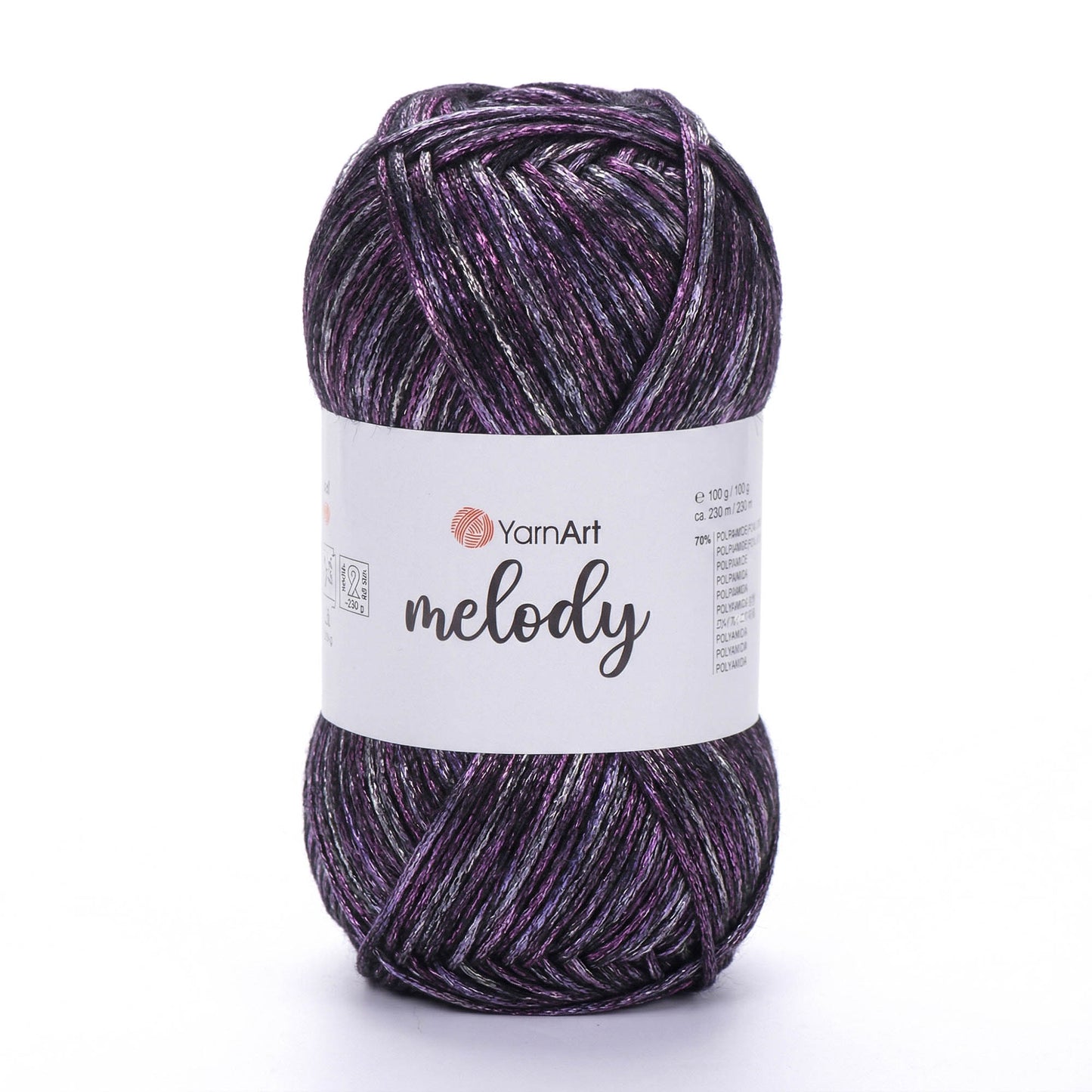 YarnArt Melody - 9% Wool - 21% Acrylic - 70% Polyamide - 100g - 230m