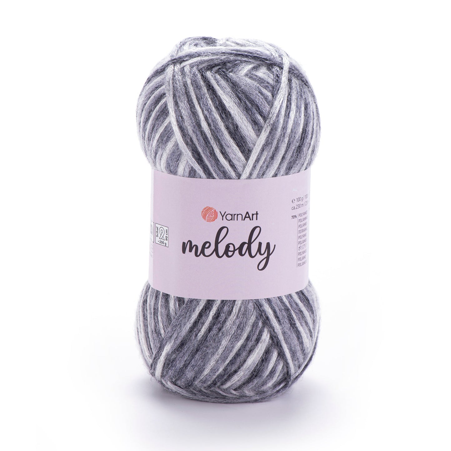 YarnArt Melody - 9% Wool - 21% Acrylic - 70% Polyamide - 100g - 230m