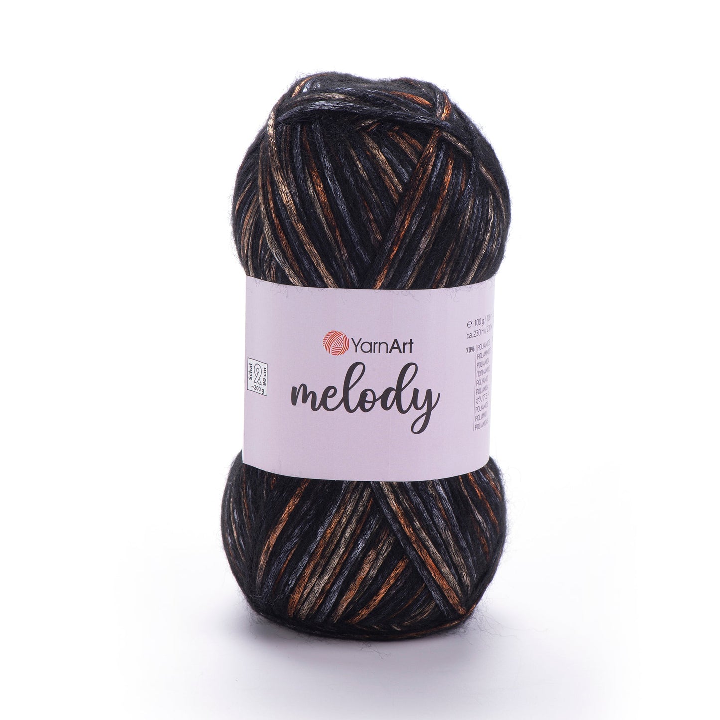 YarnArt Melody - 9% Wool - 21% Acrylic - 70% Polyamide - 100g - 230m