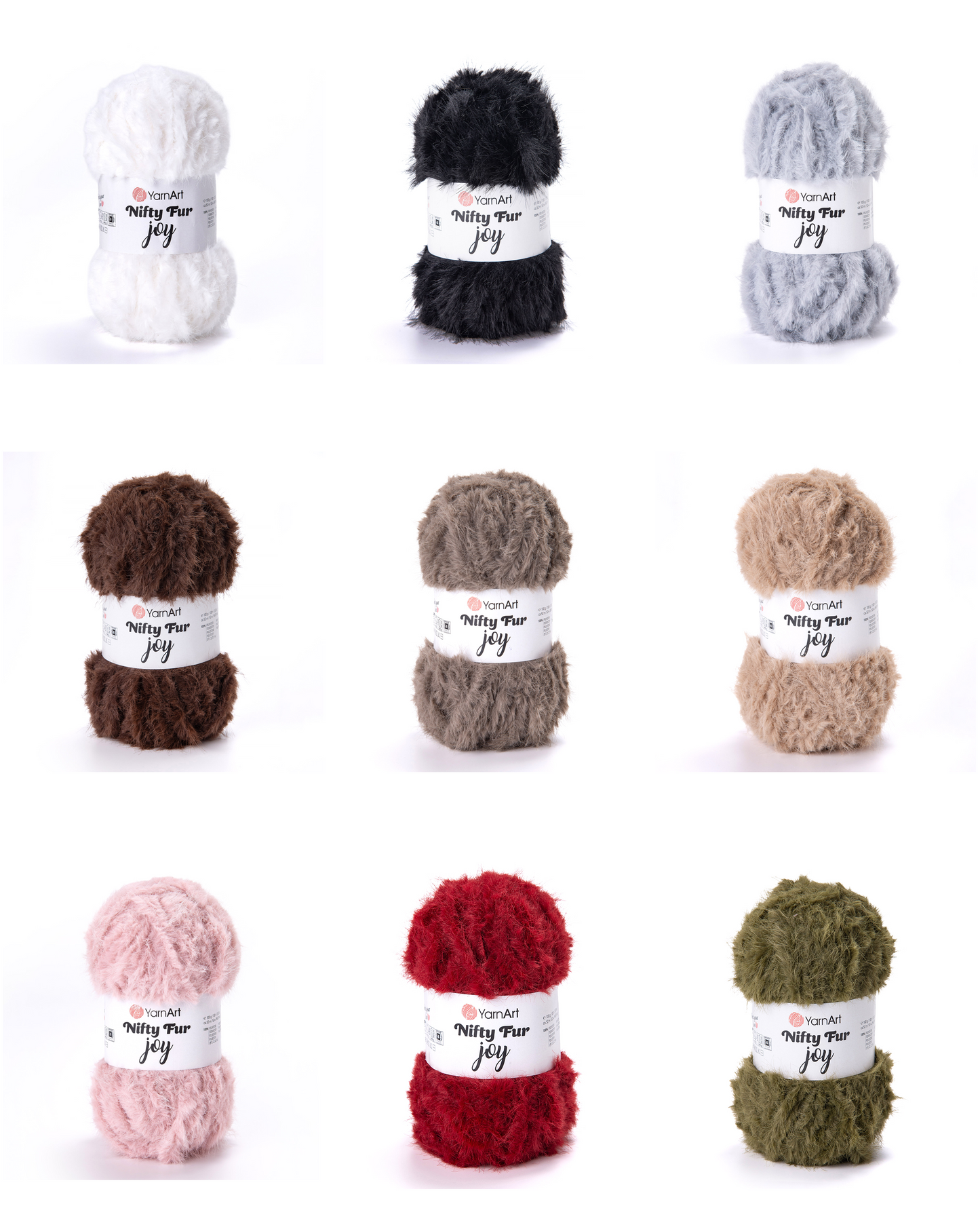 YarnArt Nifty Fur Joy - 100% Polyester - 100g - 52m
