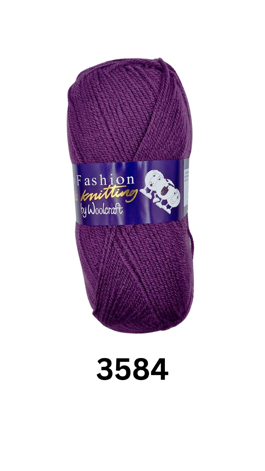 Woolcraft New Fashion DK - Mauve 3584 - RT-0U5D-BW1J