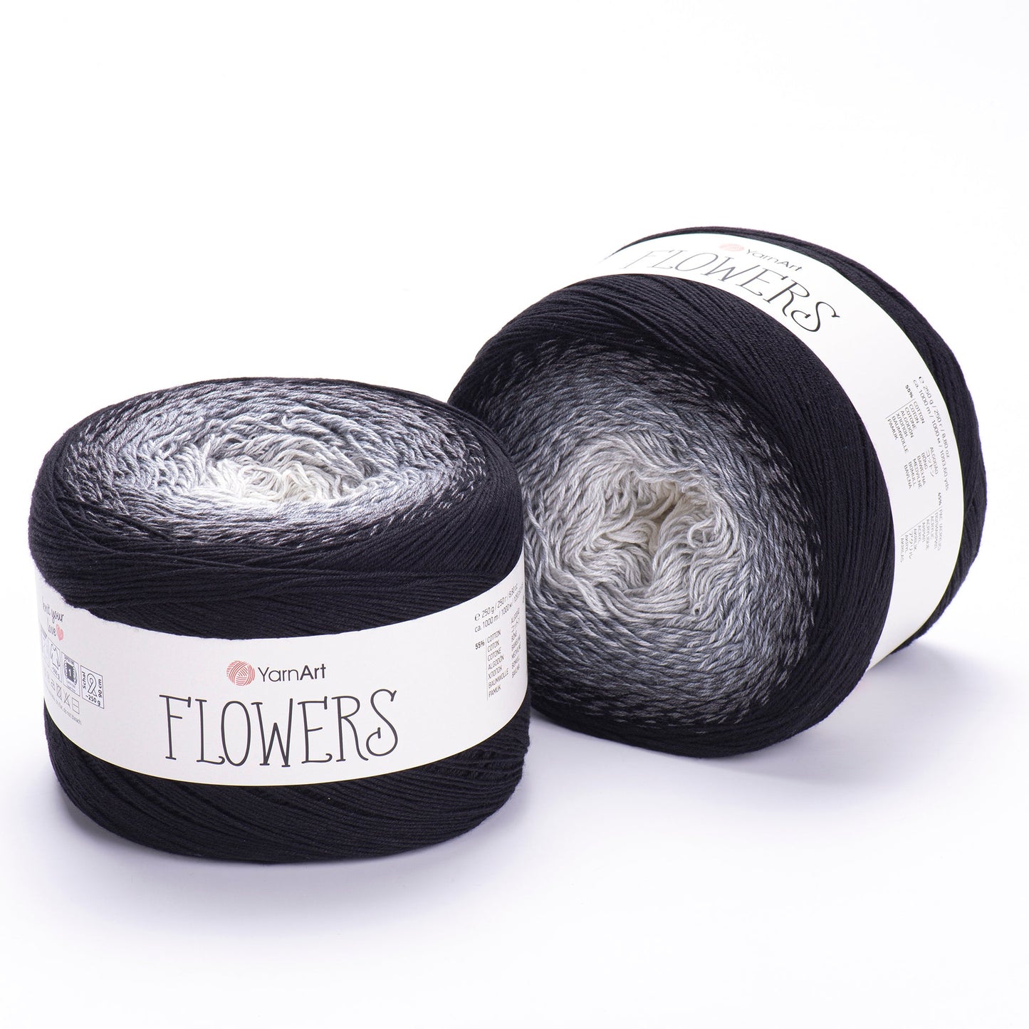 YarnArt Flowers 250g Gradient Cake (1000m) – Cotton/Acrylic
